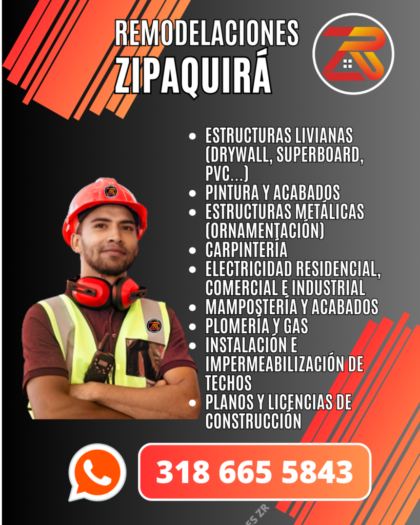 Remodelaciones de apartamentos en ZIPAQUIRÁ - Cundinamarca - Remodelaciones ZR